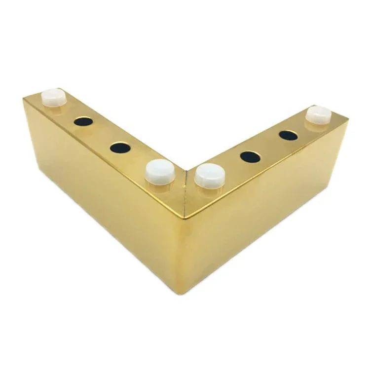 Chân ghế sofa cao 5.5cm bằng thép không gỉ, chân bàn đầu giường, chân hình số 7 (vàng xước), chân hình số 1 (vàng xước), chân hình số 7 (titan đen), chân hình số 1 (titan đen), chân hình số 7 (bạc xước), chân hình số 1 (bạc xước)