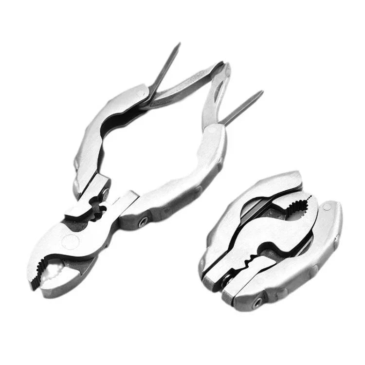 Cờ lê đa năng bằng thép không gỉ, dụng cụ EDC di động mở nắp chai, 9 trong 1