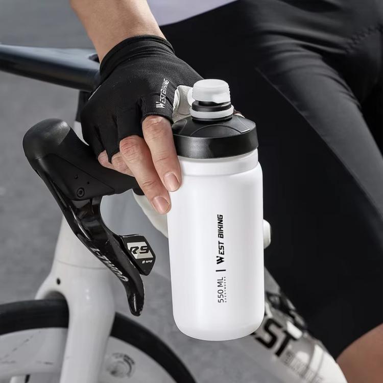 WEST BIKING 720ml Bike Water Bottle for Cycling Leak-Proof Squeeze Design Portable Sports Hydration Bottle, 720ml Yellow, 720ml White, 720ml White Wide, 720ml Yellow Wide
