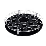 Giá đựng khay ly rượu 25 lỗ có khe để chai ở giữa, YX183 1 cái