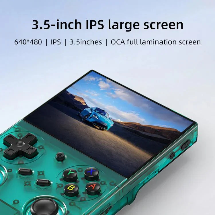 Máy chơi game cầm tay cổ điển ANBERNIC RG 35XXPro màn hình 3,5 inch Linux 64-bit thiết bị chơi game bỏ túi, 64G+128G, 64G+256G