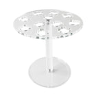 Giá treo tường đựng dụng cụ cắt tóc thợ hớt tóc bằng acrylic 11 lỗ, 1 cái, 2 cái