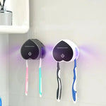 Máy tiệt trùng bàn chải đánh răng có thể sạc lại qua USB di động với tiệt trùng UV