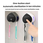 Máy tiệt trùng bàn chải đánh răng có thể sạc lại qua USB di động với tiệt trùng UV