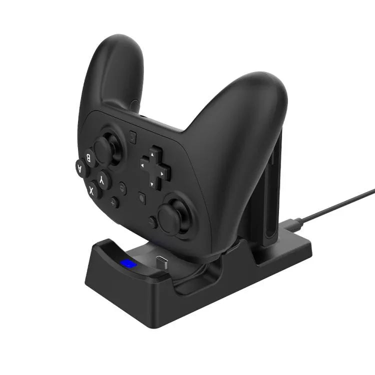 Dock sạc 3 trong 1 kèm giá đỡ cho Joy-Con & Pro Controller Nintendo Switch 2 với đèn LED báo, SW-3ZC028