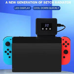 Tản nhiệt thoát khí cho máy Nintendo Switch 2 / Switch kèm hiển thị nhiệt độ, RDS-2827 trắng, RDS-2827 đen