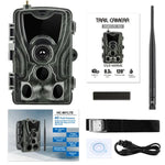 Camera săn bắn theo dõi hồng ngoại chống mưa sương ngoài trời 20MP 4G, HC-801LTE