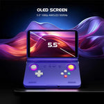 Máy chơi game Retroid Pocket Flip 2, chip SD865, hệ điều hành Android 13, màn hình AMOLED 5.5 inch, Wifi, Bluetooth, máy phát video