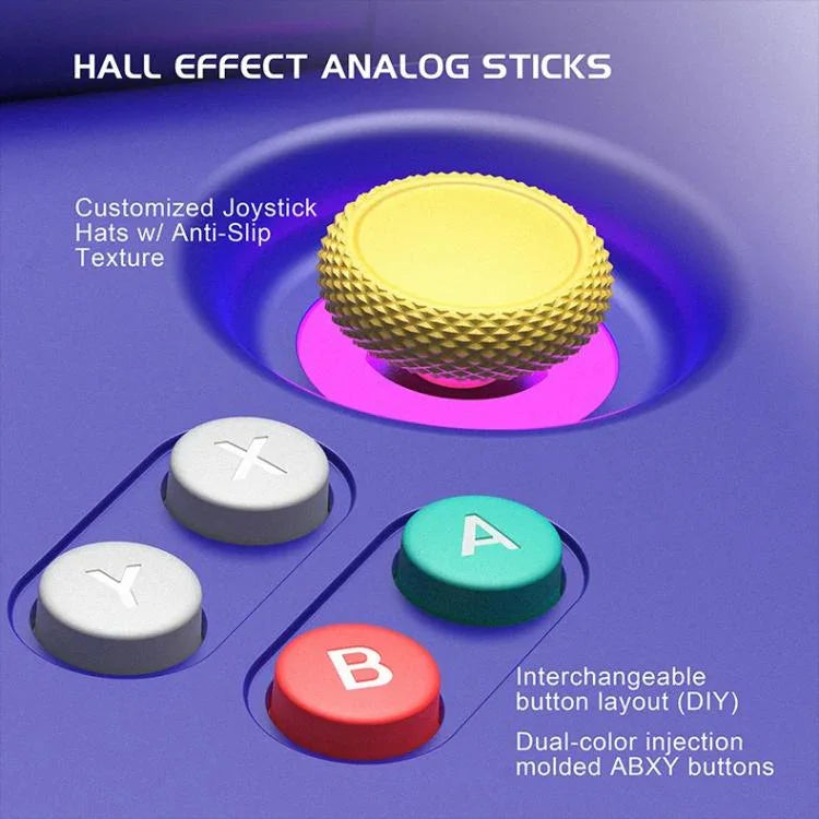 Máy chơi game Retroid Pocket Flip 2, chip SD865, hệ điều hành Android 13, màn hình AMOLED 5.5 inch, Wifi, Bluetooth, máy phát video