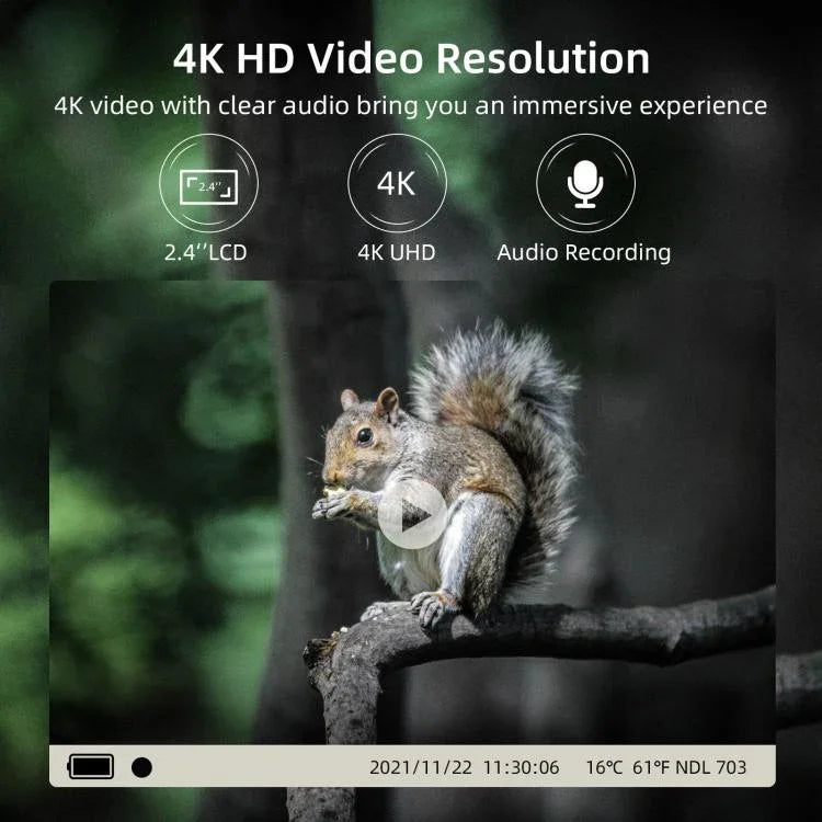 Camera săn bắn hồng ngoại 4K 120MP hỗ trợ xem ảnh / video từ xa qua APP, WiFi940Pro-Li