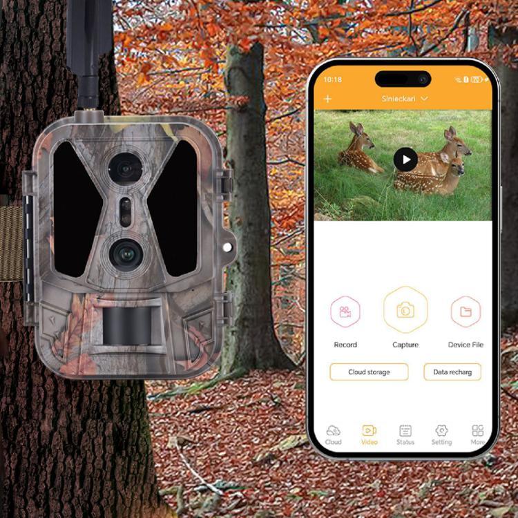 Camera theo dõi ngoài trời 4K 4G ống kính kép với điều khiển di động từ xa xem ảnh thời gian thực, HC-950Pro-Li
