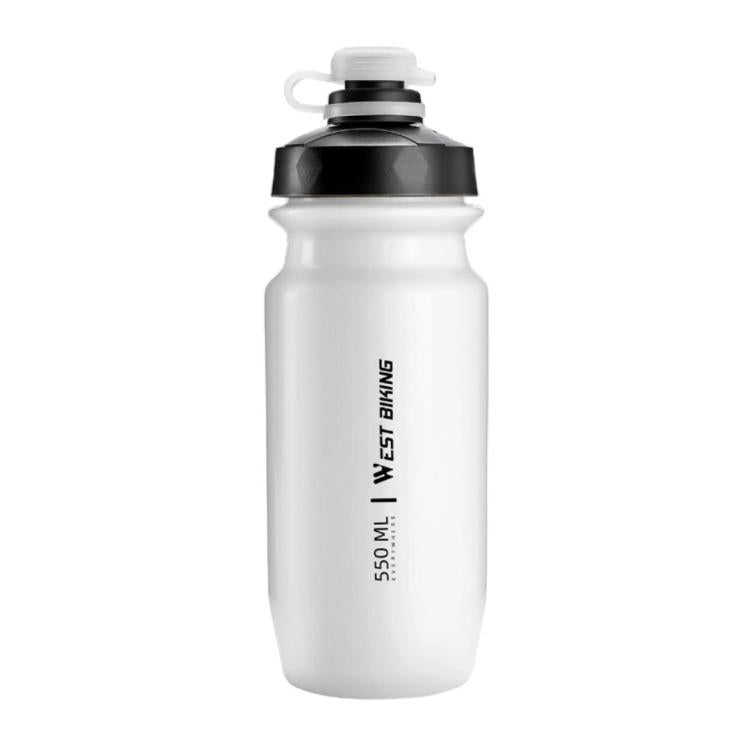 WEST BIKING Bình Nước Xe Đạp 550ml Thiết Kế Chống Rò Rỉ Dễ Ép, Bình Nước Thể Thao Di Động, 550ml Màu Trắng Rộng, 550ml Màu Vàng Rộng, 550ml Màu Vàng, 550ml Màu Trắng