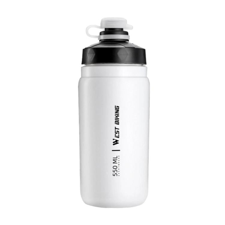 WEST BIKING Bình Nước Xe Đạp 550ml Thiết Kế Chống Rò Rỉ Dễ Ép, Bình Nước Thể Thao Di Động, 550ml Màu Trắng Rộng, 550ml Màu Vàng Rộng, 550ml Màu Vàng, 550ml Màu Trắng