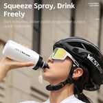 WEST BIKING Bình Nước Xe Đạp 550ml Thiết Kế Chống Rò Rỉ Dễ Ép, Bình Nước Thể Thao Di Động, 550ml Màu Trắng Rộng, 550ml Màu Vàng Rộng, 550ml Màu Vàng, 550ml Màu Trắng