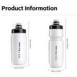 WEST BIKING Bình Nước Xe Đạp 550ml Thiết Kế Chống Rò Rỉ Dễ Ép, Bình Nước Thể Thao Di Động, 550ml Màu Trắng Rộng, 550ml Màu Vàng Rộng, 550ml Màu Vàng, 550ml Màu Trắng