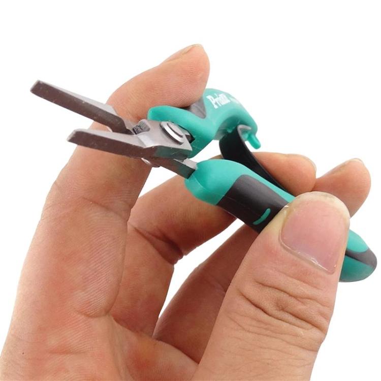 Kìm mỏ bằng thép không gỉ không răng ProsKit PM-396H, kìm mỏ phẳng chính xác cho điện tử, PM-396H