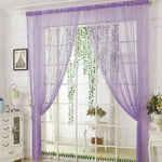 Rèm cửa tua rua dày làm vách ngăn trang trí phòng khách, 0.9 x 1.9m