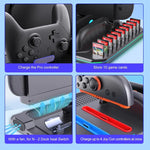 Dock sạc làm mát đa chức năng cho Nintendo Switch 2, có đèn RGB và khe cắm thẻ, SW2139