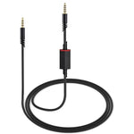 Dây cáp âm thanh bện dài 2m cho tai nghe chơi game Logitech Astro A10 / A40 / A30, nút đen, nút đen trắng, nút xám đen, điều chỉnh đen, điều chỉnh xanh, điều chỉnh xám, vuông đỏ đen, vuông đen