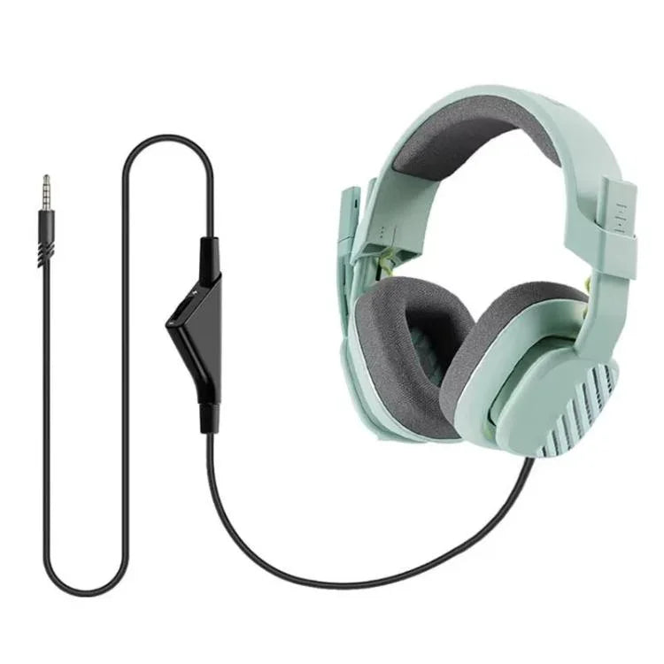 Dây cáp âm thanh bện dài 2m cho tai nghe chơi game Logitech Astro A10 / A40 / A30, nút đen, nút đen trắng, nút xám đen, điều chỉnh đen, điều chỉnh xanh, điều chỉnh xám, vuông đỏ đen, vuông đen