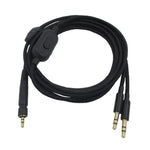 Dây cáp tai nghe phiên bản Tuning dài 2m cho Sennheiser GAME ONE / GAME ZERO / PC 373D / GSP350 / GSP500 / GSP600, 1 đầu cắm, 2 đầu cắm