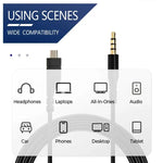 Dây cáp tai nghe Mini Pin USB TPE dài 1.5m cho SteelSeries Arctis Prime / 3 / 5 / 7 / Pro, ZS0271