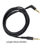 Dây cáp 3.5mm TPE bện cho Tai nghe chơi game SteelSeries Arctis Nova Pro / 1 dài 1.5m