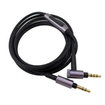 Dây cáp âm thanh tai nghe 3.5mm, cho Sony WH-1000XM3 / WH-1000XM2 / WH-1000XM4 / WH-H900N / WH-H800, dây điều khiển dài 1.5m, dây thẳng dài 1.5m