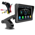 Máy chơi nhạc ô tô CarPlay không dây màn hình cảm ứng HD 7 inch + camera lùi 8 đèn HD, X5300 có camera 8 đèn