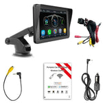Máy chơi nhạc ô tô CarPlay không dây màn hình cảm ứng HD 7 inch + camera lùi 8 đèn HD, X5300 có camera 8 đèn