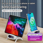 Đế sạc không dây hình ghế cho bàn, tương thích với điện thoại và máy tính bảng 4.5-11 inch