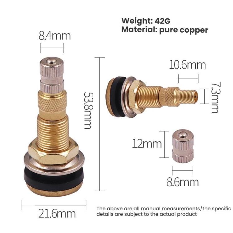 Agricultural Vehicle Vacuum Tire Full Copper Valves, American Standard