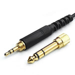 Dây cáp âm thanh tai nghe dạng lò xo dài 1.2m, cho Pioneer HDJ-CUE1 / HDJ-X7 / HDJ-S7 / HDJ-X5 / HDJ-S7, đầu cắm cong, đầu cắm thẳng