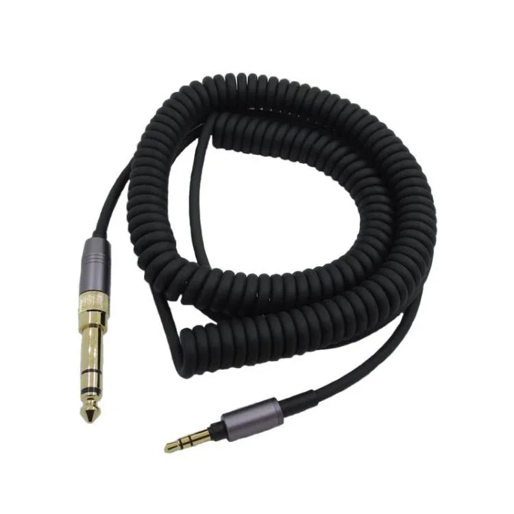 Dây cáp âm thanh tai nghe dạng lò xo, cho Sony WH-1000XM3 / WH-1000XM2 / WH-1000XM4 / WH-H900N / WH-H800, lò xo dài 1.5m