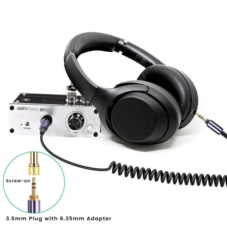 Dây cáp âm thanh tai nghe dạng lò xo, cho Sony WH-1000XM3 / WH-1000XM2 / WH-1000XM4 / WH-H900N / WH-H800, lò xo dài 1.5m
