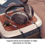 Dây cáp âm thanh tai nghe dạng lò xo, cho Sony WH-1000XM3 / WH-1000XM2 / WH-1000XM4 / WH-H900N / WH-H800, lò xo dài 1.5m