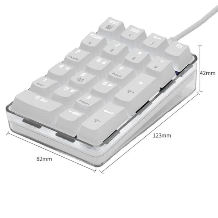 Bàn phím số có dây không chuyển đổi có đèn nền Little Kangaroo DS-9817 cho tài chính kinh doanh ngân hàng, DS-9817