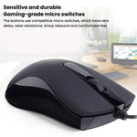 Chuột quang có dây công thái học Little Kangaroo DS-917 1000DPI chuột laptop cho văn phòng và chơi game, DS-917 USB
