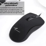 Chuột quang có dây công thái học Little Kangaroo DS-917 1000DPI chuột laptop cho văn phòng và chơi game, DS-917 USB