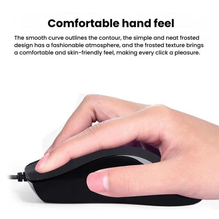 Chuột quang có dây công thái học Little Kangaroo DS-917 1000DPI chuột laptop cho văn phòng và chơi game, DS-917 USB