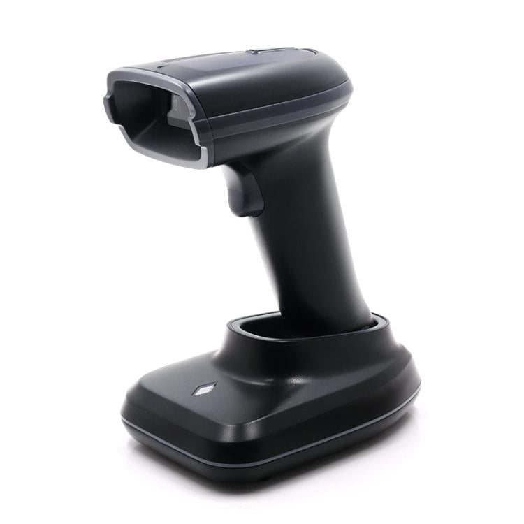 Máy quét mã vạch mã QR không dây tầm xa có đế, đơn 2.4G, 2.4G + Bluetooth