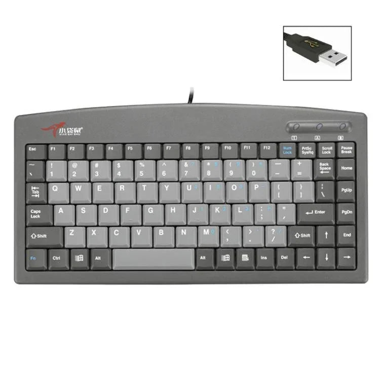 Bàn phím có dây 88 phím Little Kangaroo DS-9827 với vòng từ tính bàn phím công nghiệp văn phòng laptop, PS2, USB