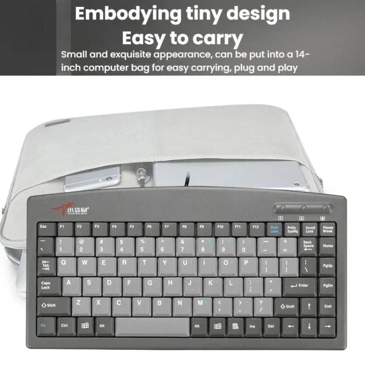 Bàn phím có dây 88 phím Little Kangaroo DS-9827 với vòng từ tính bàn phím công nghiệp văn phòng laptop, PS2, USB