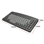 Bàn phím có dây 88 phím Little Kangaroo DS-9827 với vòng từ tính bàn phím công nghiệp văn phòng laptop, PS2, USB