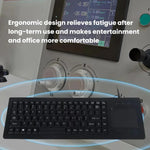 Bàn phím có dây laptop Little Kangaroo DS-8500 với bàn di chuột, PS2 có tai, USB có tai, PS2 không tai, USB không tai