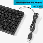 Bàn phím có dây laptop Little Kangaroo DS-8500 với bàn di chuột, PS2 có tai, USB có tai, PS2 không tai, USB không tai