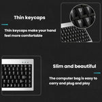 Bộ bàn phím và chuột có dây công nghiệp laptop Little Kangaroo DS-9821 DS-911, USB, PS2