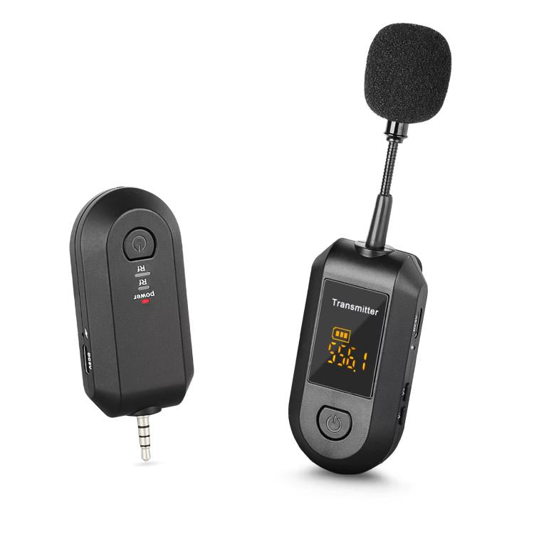 Bộ khuếch đại micro không dây 2.4G Microphone di động, 1 trong 1 kẹp ve áo, 1 trong 1 đội đầu, 1 trong 2 kẹp ve áo, 1 trong 2 đội đầu