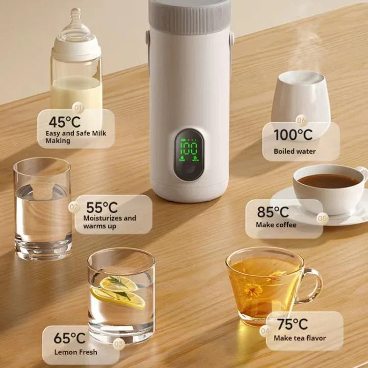 Ấm đun nước du lịch điện không dây RK-3 có 6 chế độ nhiệt độ