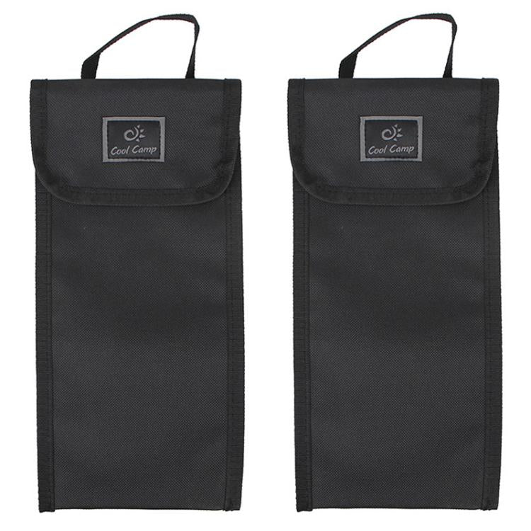 Túi đựng cọc lều cắm trại ngoài trời COOL CAMP F-3014, 2 cái, túi dụng cụ cầm tay hình chữ nhật